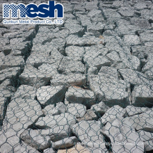 Hot Sell 4mm plastic coated wire mesh gabion used for slope support